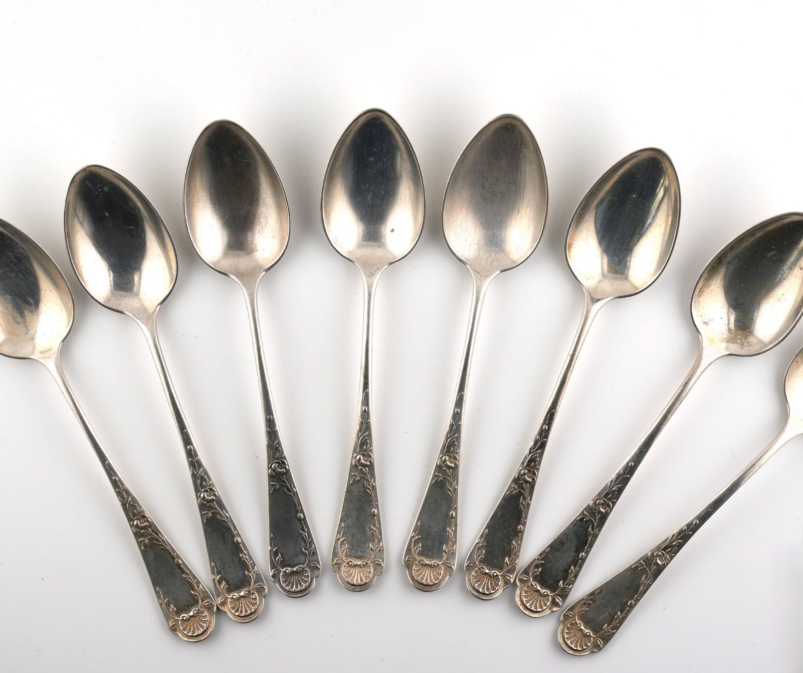 Cucchiai: Dessertlöffel 6x aus Silber – Usato da Basel venduto da Vip24 4