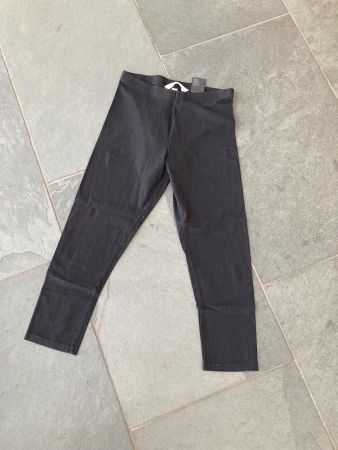 Damen Leggings 3/4-Länge, Baumwolle, schwarz, Gr. S, neu!