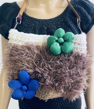 Tasche mit Blumenmuster, neu und ungebraucht!