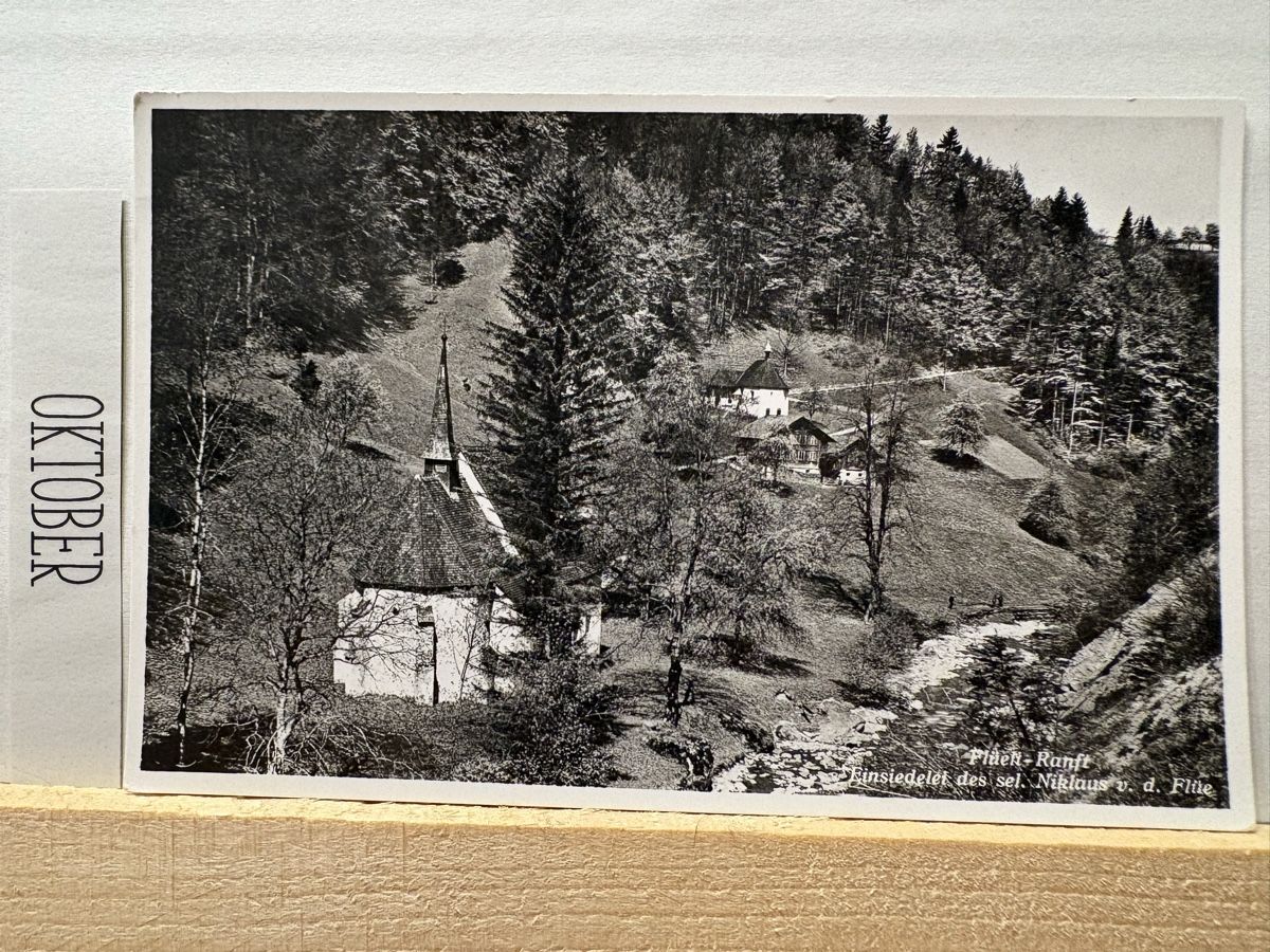 Ansichtskarten: AK von Flüeli Ranft Einsiedelei – Gebraucht aus Rümlang von Brieftaube1