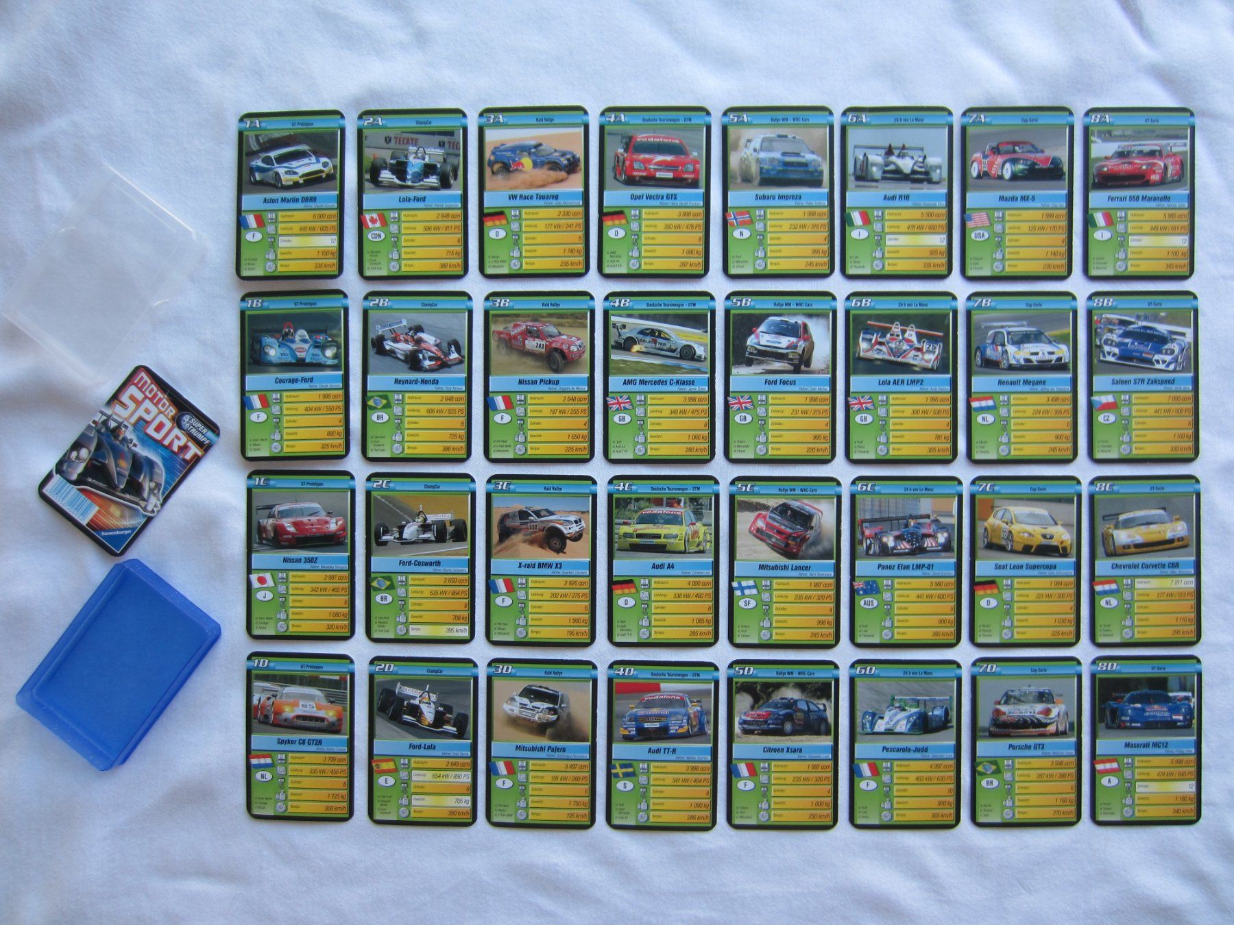 Ravensburger Giochi: Quartett Motor Sport Ravensburger Spielkarten – Nuovo (secondo la descrizione) da Sursee venduto da Tschiger 1