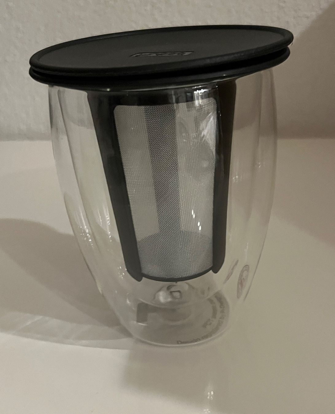 Bodum Bicchieri: Bodum Teeglas mit Filter, doppelwandig - Neu! – Nuovo e nell'imballaggio originale da Burgdorf venduto da wiwy51 2