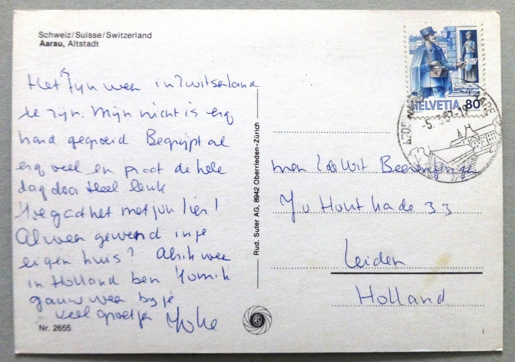 Cartes postales: Aarau, Altstadt – Défectueux à Fétigny par Billy2miny 1