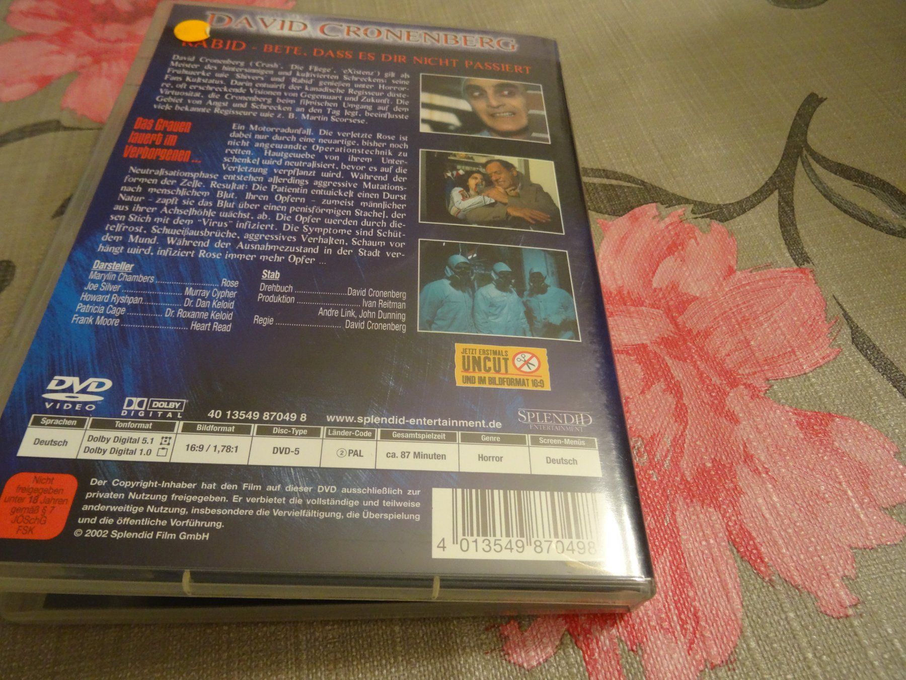 Tutti i DVDs: DVD Rabid von David Cronenberg - Horror-Klassiker! – Usato da Olten venduto da Disc-Verkauf 2