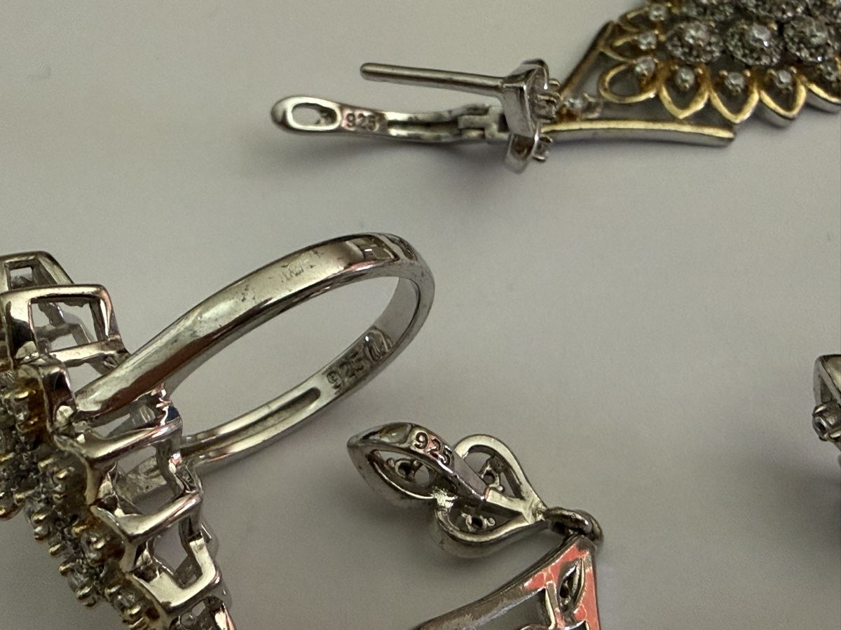 Altri gioielli: Wunderschönes 925 Silber Schmuckset mit Steinen! – Nuovo e nell'imballaggio originale da Zürich venduto da daki81 3