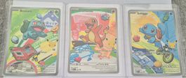 Pokemon Erste Partner Promo Bisasam Glumanda Schiggy 037-039