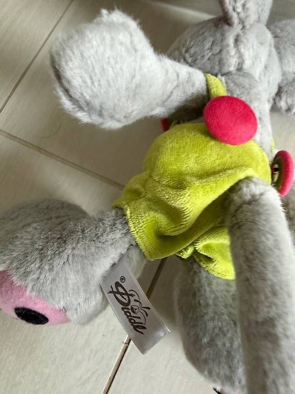 Giocattoli: Plüschtier Diddl Maus grau mit Latzhose – Usato da Rümlang venduto da sunschine_90 4