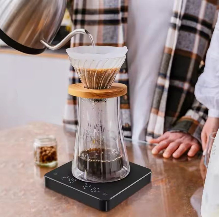 Laborzubehör: Digitale Kaffeewaage mit Timer & USB, 3kg/0,1g, LED-Display – Neu und originalverpackt aus Genève von Anna-38 2