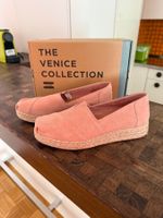 TOMS Platform Alpargata Bloom Suede – Pink – Grösse 40