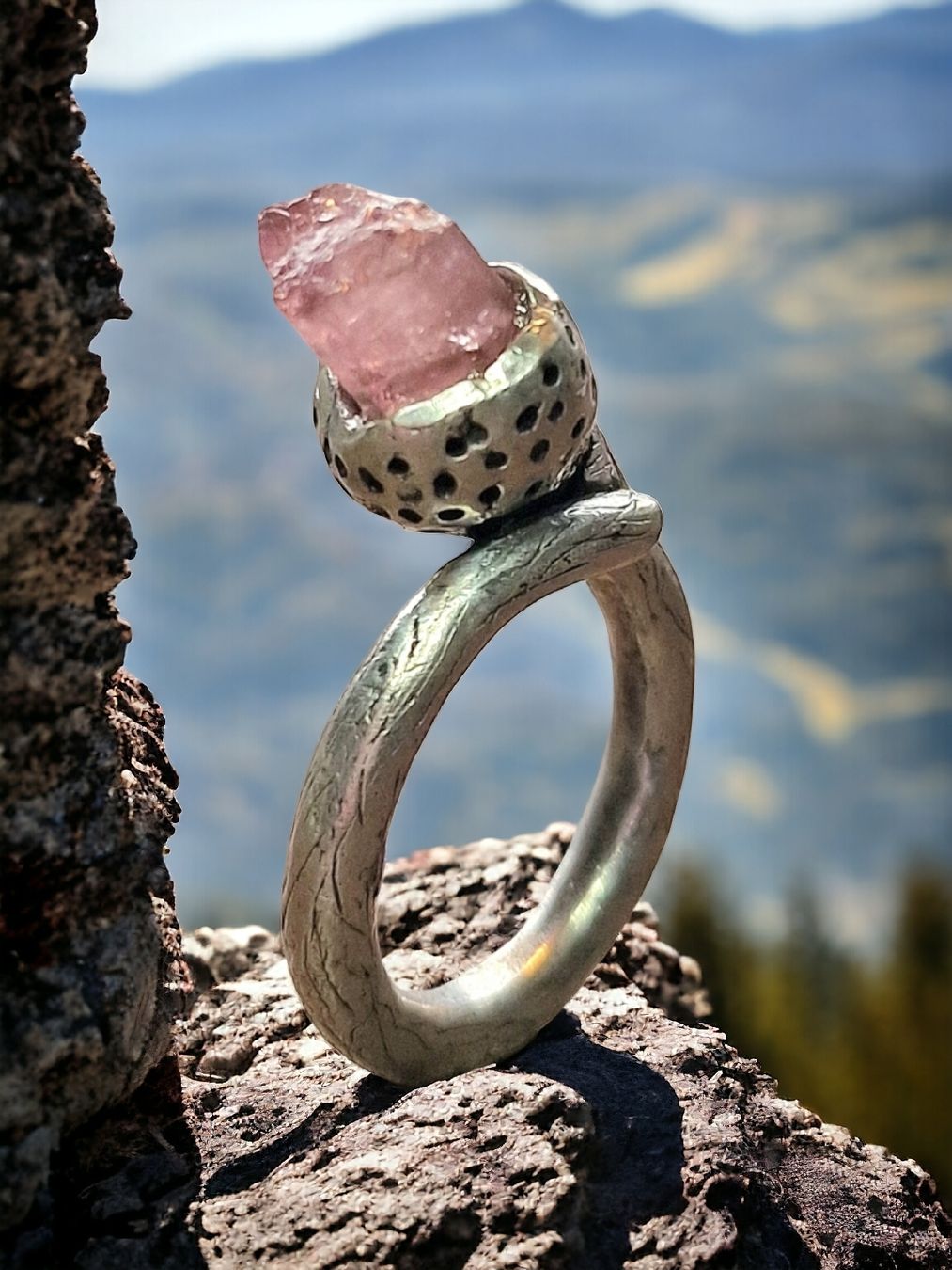 Ringe: Ring Silber mit rosa Turmalin, Gr. 54.5 – Neu und originalverpackt aus Aarau von Schmuckhoehle_MD 5