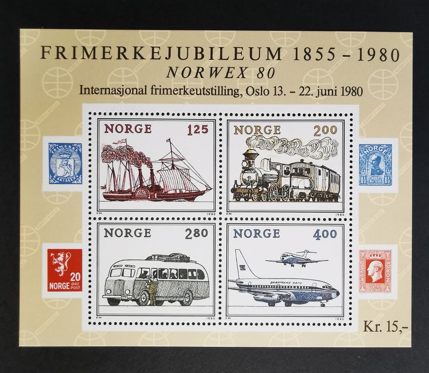 TR15 Bloc timbre Norvege Non Obliteré Theme Aviation (Gebraucht) in ...