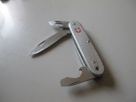 Wenger Delemont 1978 Militärmesser Alu Gebraucht