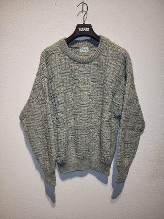 BENETTON - Laine Épaisse, Pull d'hiver Chaud, Taille M