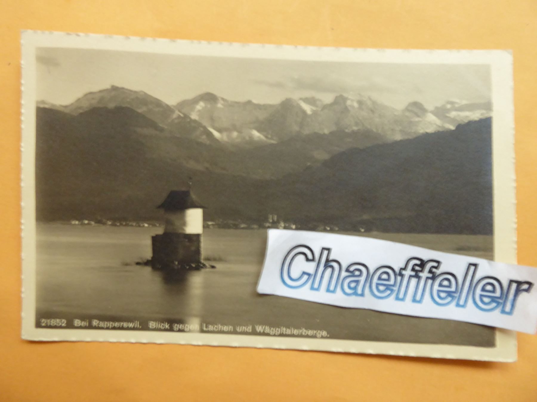 Cartoline postali: 21853 Bei Rapperwil  1914 – Usato da Zürich venduto da Chaeffeler