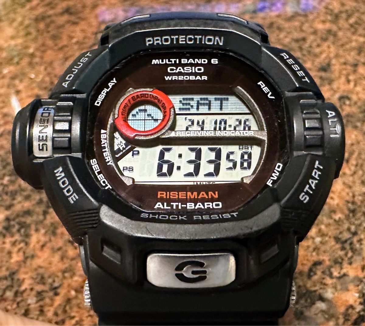 Casio G-Shock Riseman GW-9200 Solar Funkuhr Herrenuhr Top