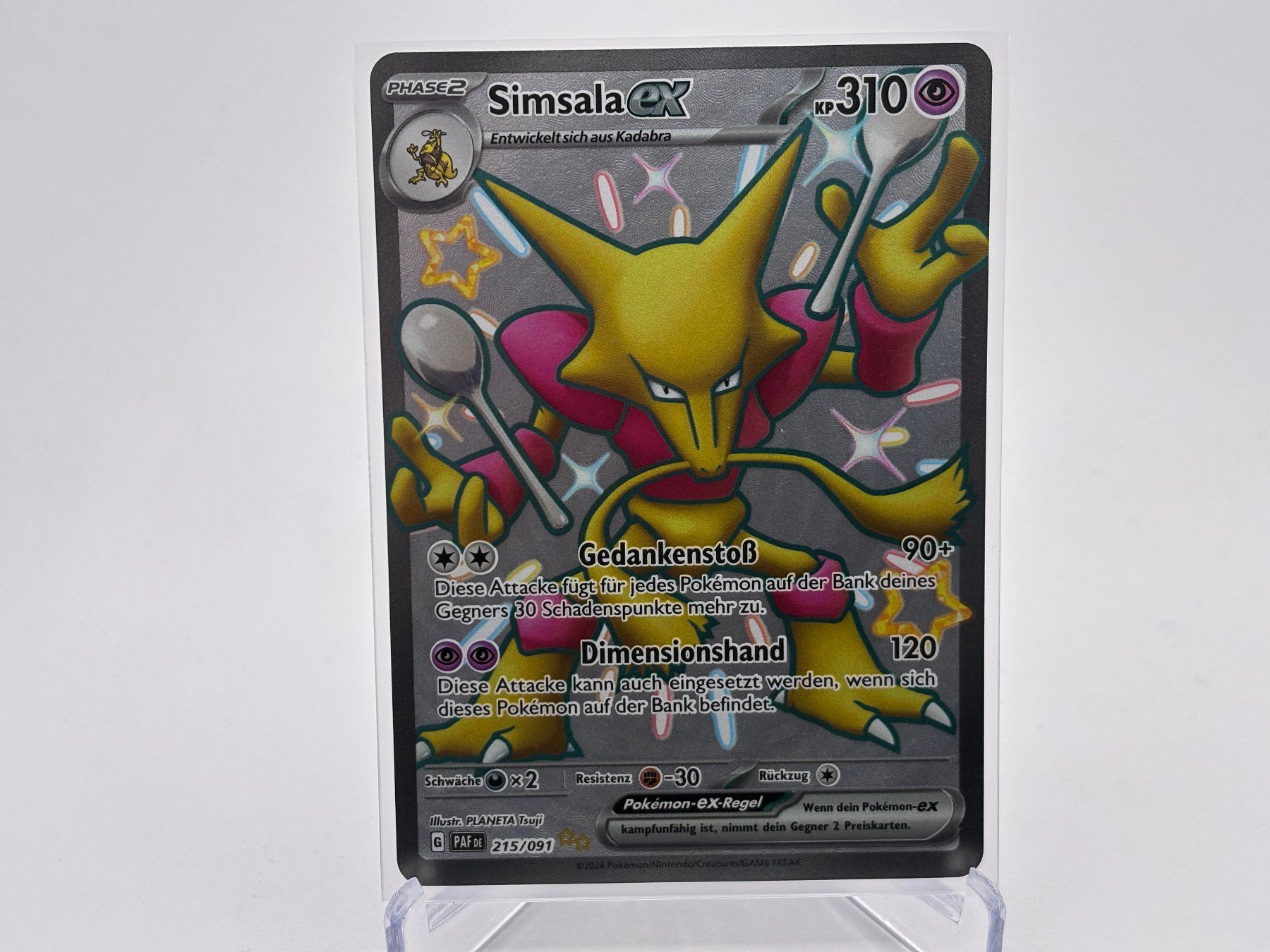 Pokémon Carte collezionabili: Paldeas Schicksale - Simsala ex  (PAF 215) - DE – Nuovo (secondo la descrizione) da Allschwil venduto da Bullach