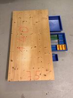 Spielbrett auf Rollen 