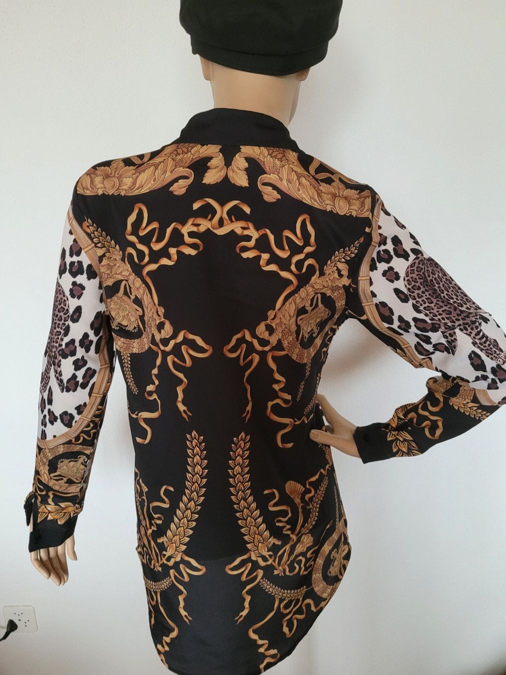 Camicette: Bluse Leopard   Langarm Gr. S – Nuovo e nell'imballaggio originale da SCHÜBELBACH venduto da CoKaHa 3