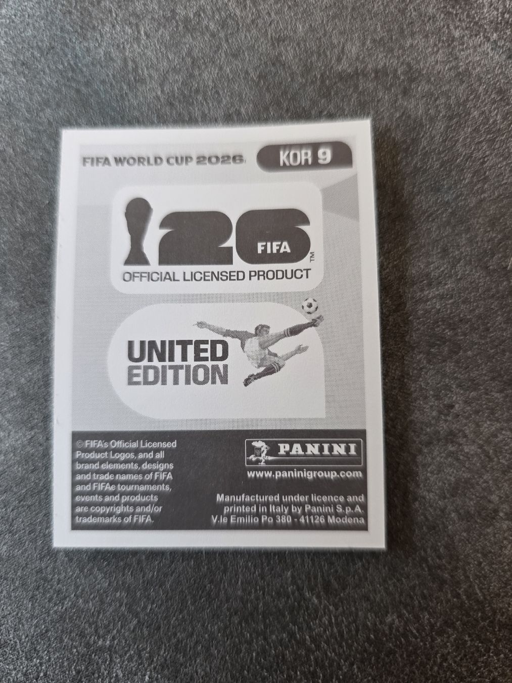 Panini Carte collezionabili: Panini WM 2026 KOR 9 Lee – Nuovo (secondo la descrizione) da Romanshorn venduto da leeh78 1