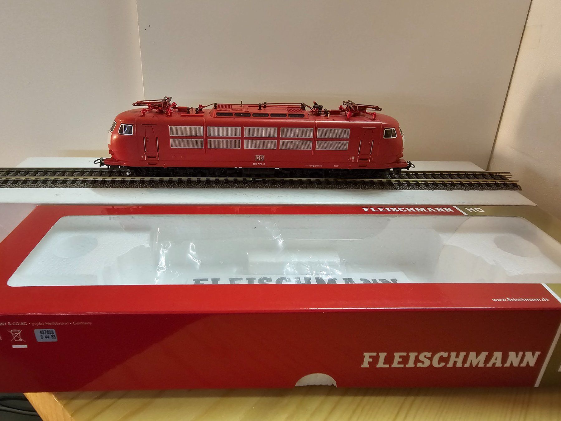 Fleischmann Modellini di ferrovie: Fleischmann Baureihe 103 DB rot – Usato da Rheinfelden venduto da stephan28bike 6