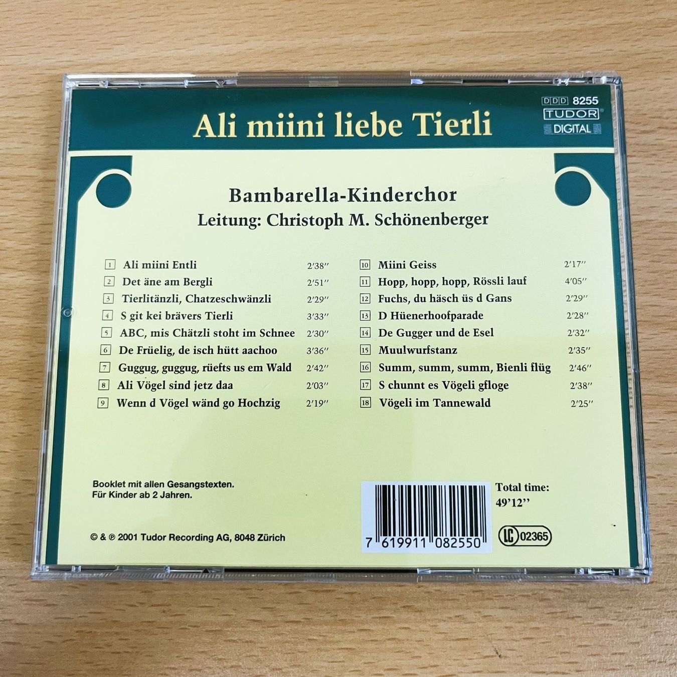CD: CD - Ali miini liebe Tierli - Die schönschte Tierliedli – Usato da Amlikon-Bissegg venduto da riestig 2
