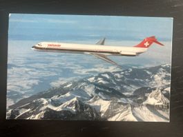 Carte postale Swissair McDonnell Douglas DC-9-81