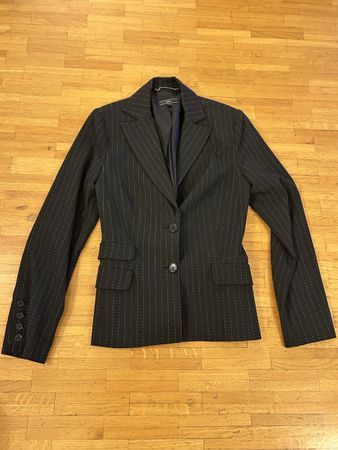 Mango, veste blazer ceintree, viscose mélangé, taille 38