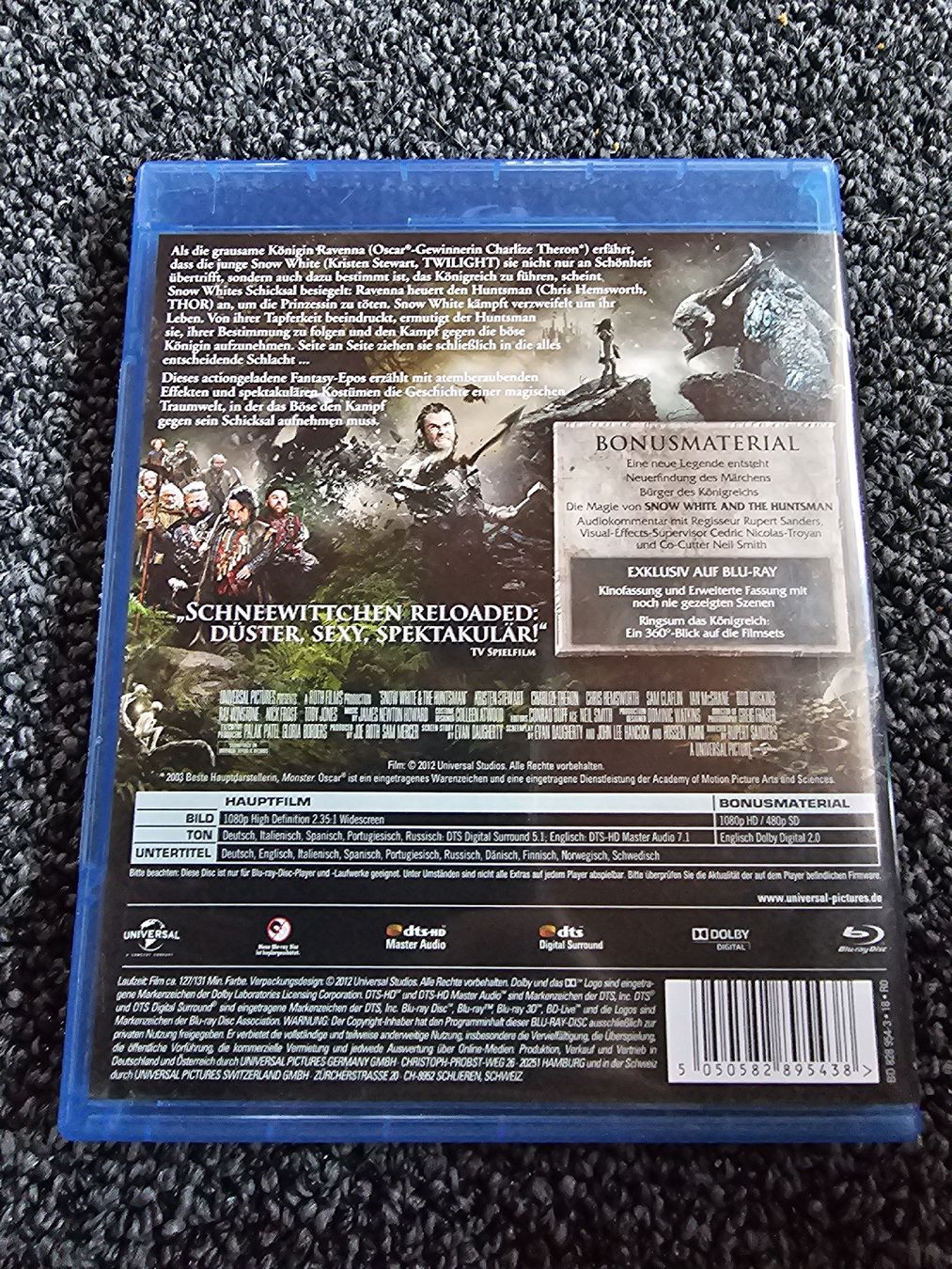 Tutti i DVDs: Blu-ray Snow White & the Huntsman  – Usato da Ruswil venduto da jan_bxl5 1