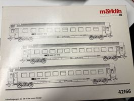 Märklin 42166 - EW IV Schnellzugwagen-Set 3-tlg SBB in OVP
