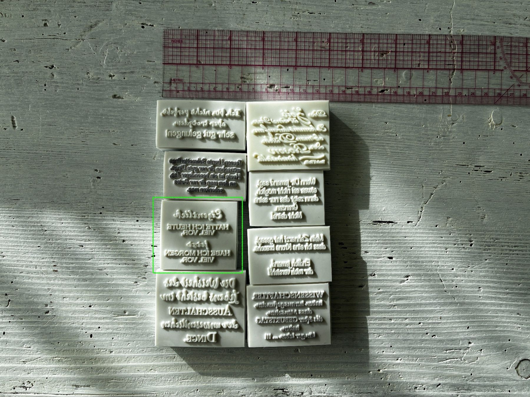 Tampons: LaBlanche Stempel Spruch 'Eigentlich...' 1-teilig – D'occasion à Glattfelden par Qwerasdf 2