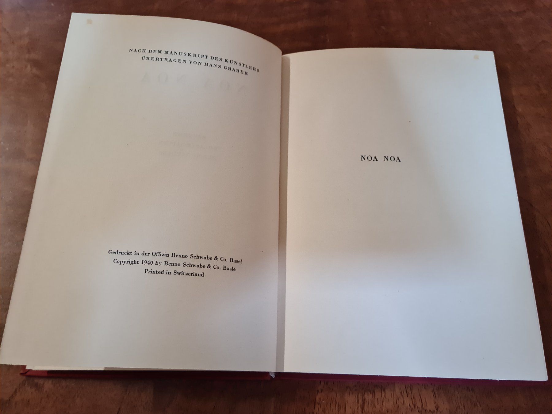 Libri: NOA NOA – Usato da Erstfeld venduto da Mario_boe0 2