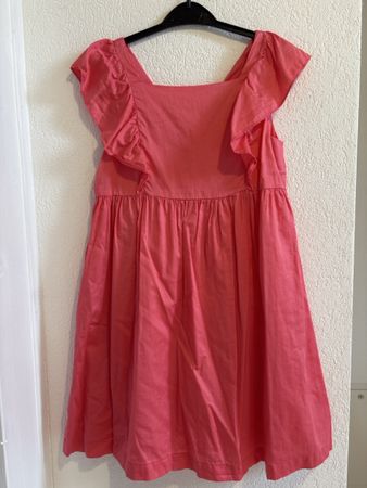 Robe Okaïdi Corail Volants 10ans  (152)