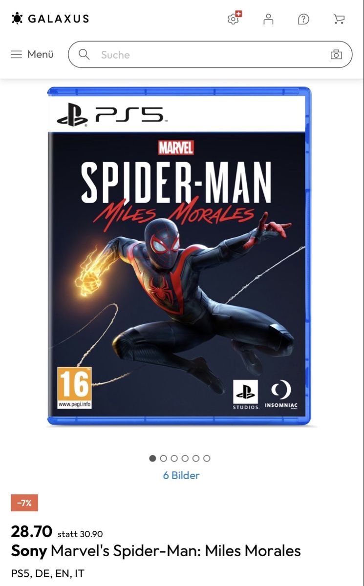Sony Giochi: PS5 Marvel’s Spider-Man Miles Morales Disc – Usato da Feldbrunnen venduto da Scottie7EQ 4