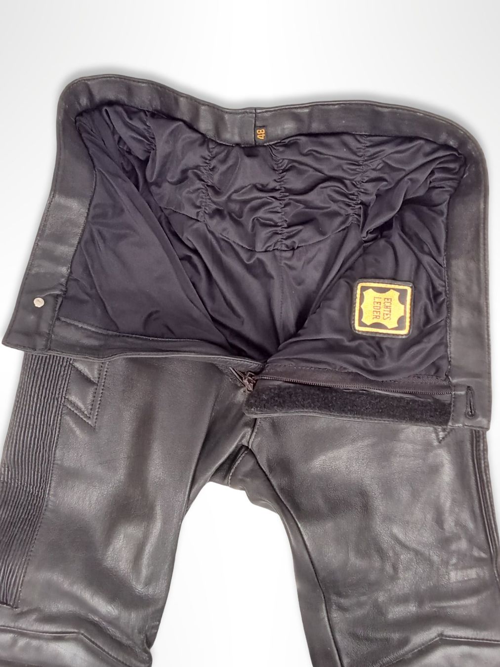IXS Pantaloni: iXS Motorradhose Gr. 48 Leder schwarz – Usato da Suhr venduto da Restwert_Suhr 2