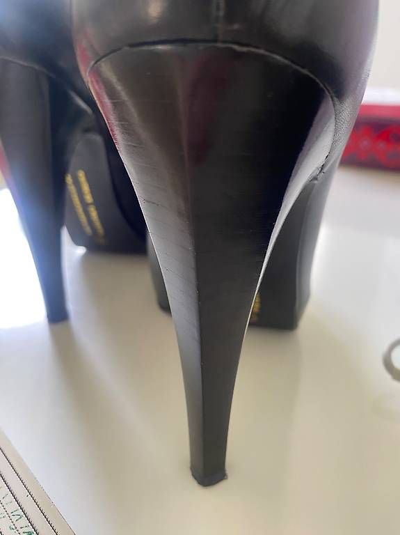 Scarpe da donna: Highheel Lederstiefeletten – Usato da Grossaffoltern venduto da -wabi-sabi 3