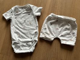 Sommerset: Body und kurze Hose H&M Gr 62