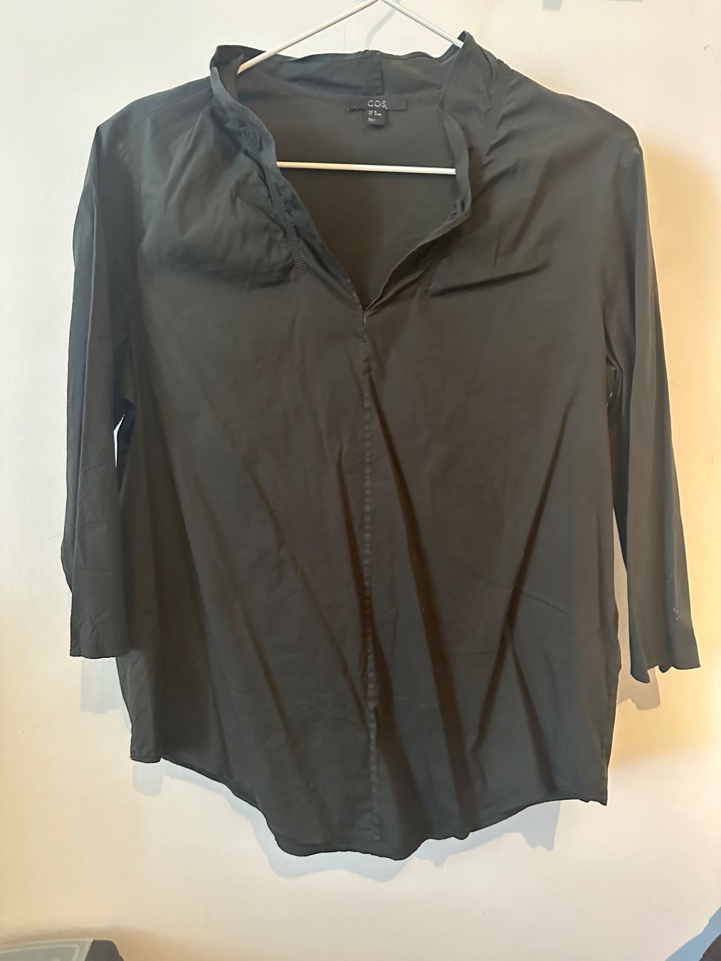 Cos Camicette: COS Bluse – Dunkelgrün, Gr. 38 – Usato da Zürich venduto da NIJ1234