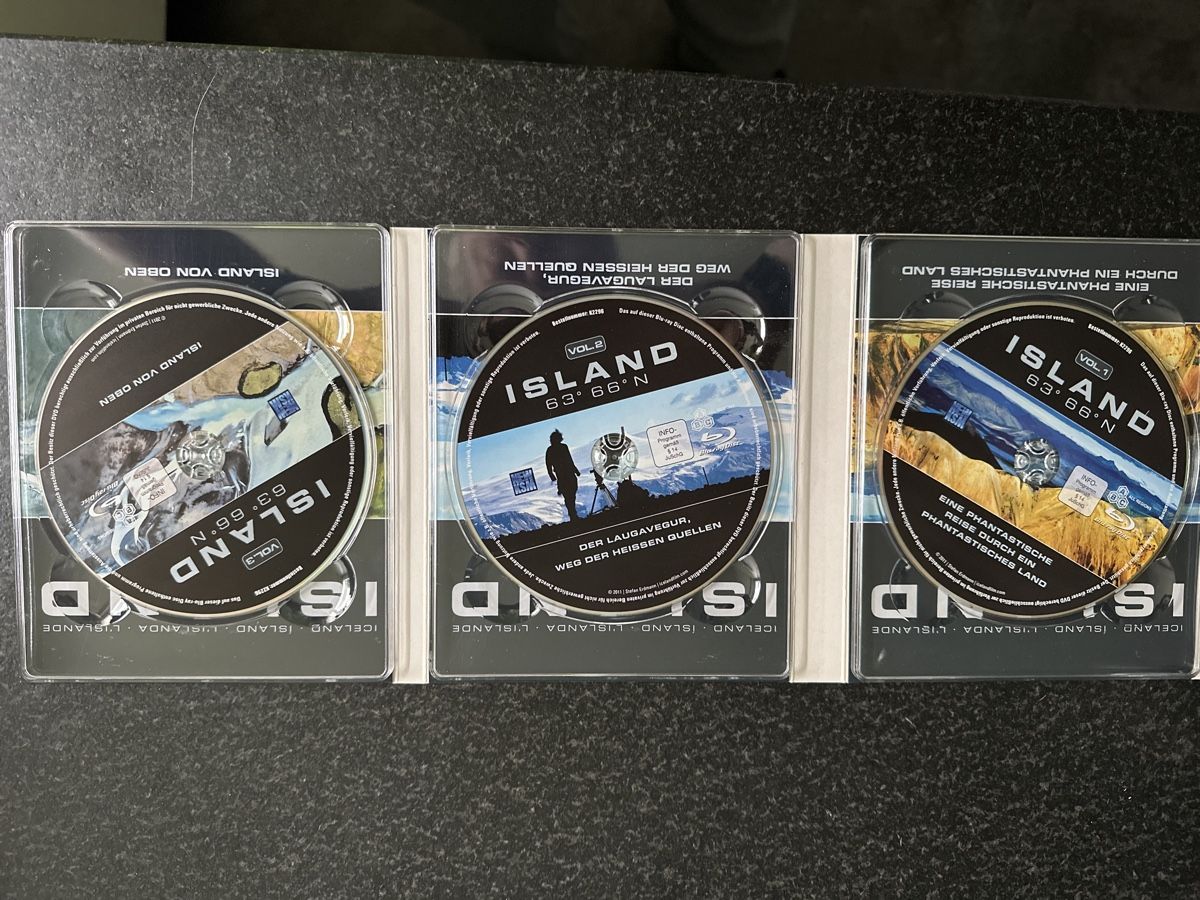 Tutti i DVDs: Island 3 Disc Set Blu-ray Doku Limited Edition – Usato da Münsingen venduto da Sim2977 2