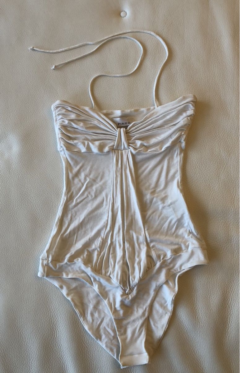 Pinko Top: Pinko body blanc taille S neuf! – Nuovo (secondo la descrizione) da Cointrin venduto da sacha1981 2