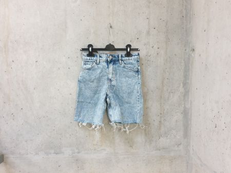 Short en jeans Liunic x H&M, bleu denim clair, fille, 134