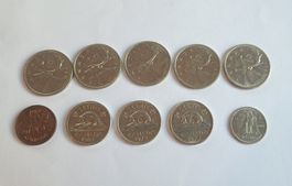 Kanadische Cents Münzen Lot 1964 - 1978