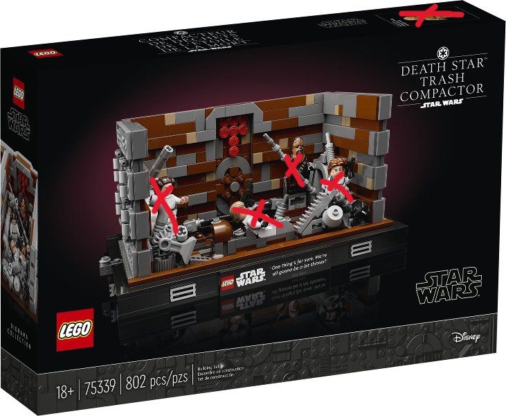Lego Star Wars 75339 - Death Star Trash Com.Dior. NO FIGS!! (Gebraucht ...