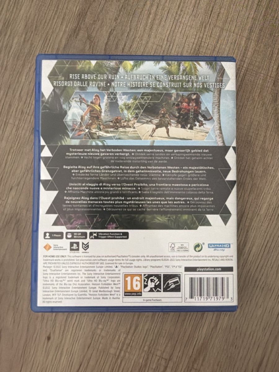 Giochi: Horizon Forbidden West Ps5 – Usato da Hagendorn venduto da masterchieff 1