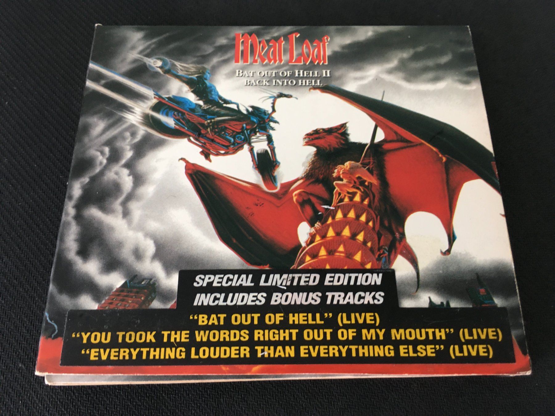 CDs: Meat Loaf - Bat out of Hell II Back into Hell -CD- Sp. Edit – Gebraucht aus St.Gallen von
