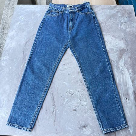 Jean PULL&BEAR femme droit, bleu délavé, taille 36,