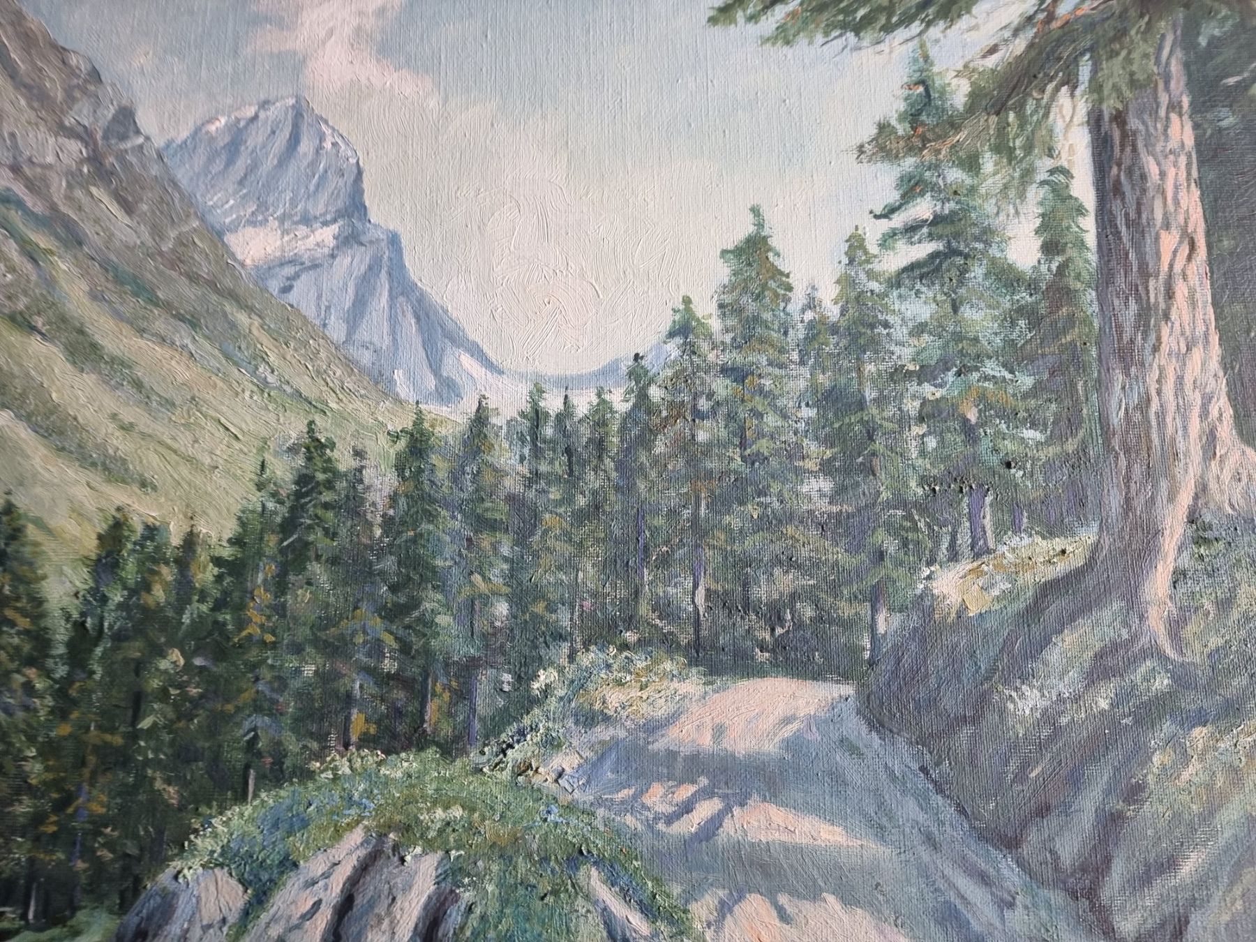 Gemälde: A.NIEDERER  GEMÄLDE SIGNIERT OEL/LEINWAND MIT RAHMEN – Gebraucht aus Gersau von grafik-kunst 1