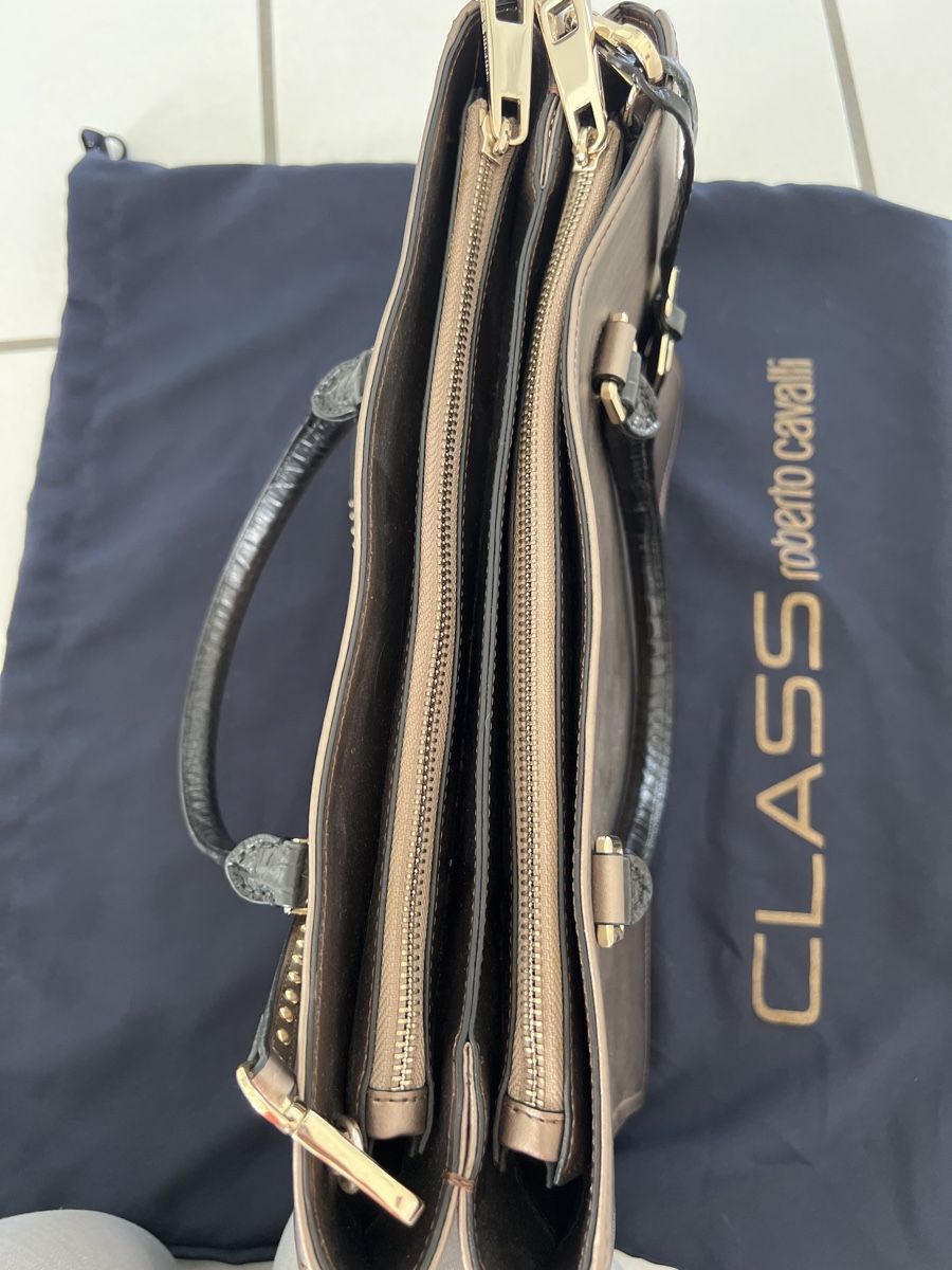 Roberto Cavalli Borse da donna: Roberto Cavalli Tasche Class Damenhandtasche beige – Nuovo (secondo la descrizione) da Oberuzwil venduto da DanaB01 5