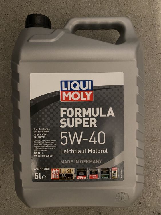 Liqui-Moly Formula Super 5W-40 | Kaufen auf Ricardo