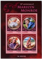 Block "Marilyn Monroe". Sierra Leone