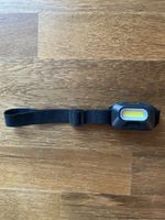 Stirnlampe LED COB schwarz neuwertig